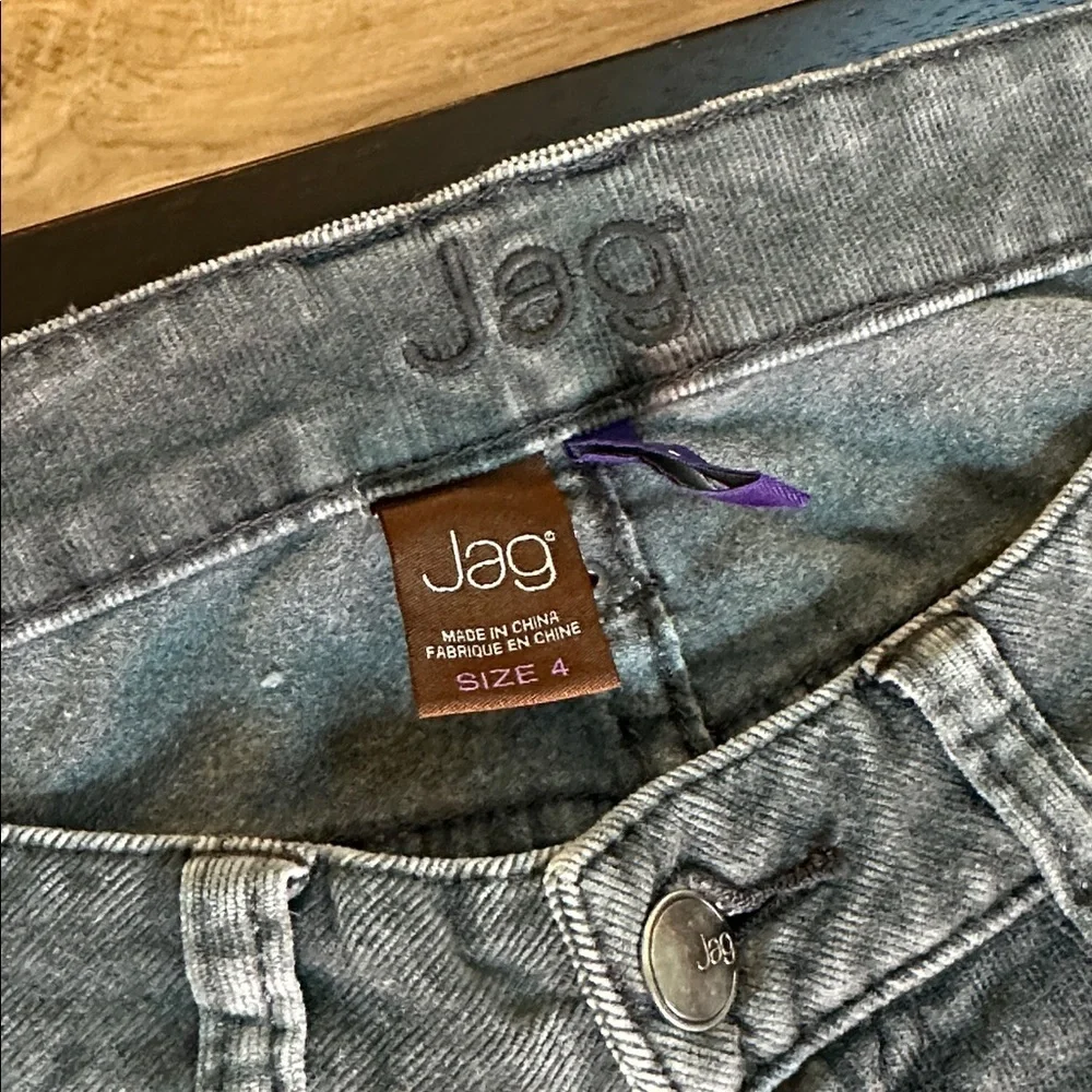Jag Boot Cut Stretch Grey Corduroy Pants - Picture 3 of 9